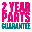 2 year parts guarantee